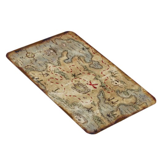 Schatzkarte Magnet (Rechte Seite)