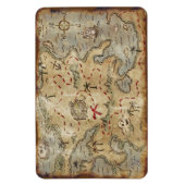 Schatzkarte Magnet (Vertikal)