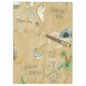 Schatzkarte Zwischenablage Klemmbrett (Rückseite)