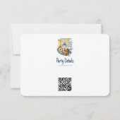 Schatzkiste Karte Boot Geburtstag QR-Code (Rückseite)