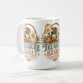 Schatzkorb Gesellschaft Cottagecore Kaffeetasse (Vorderseite Links)