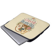 Schatzkorb Gesellschaft Cottagecore Laptopschutzhülle (Vorne Knopf)