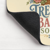 Schatzkorb Gesellschaft Cottagecore Mousepad (Ecke)