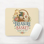 Schatzkorb Gesellschaft Cottagecore Mousepad (Mit Mouse)