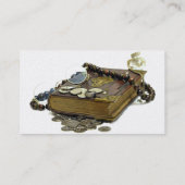 Schatzsammler Buch der Münzen, Silber, Ringe Visitenkarte (Rückseite)