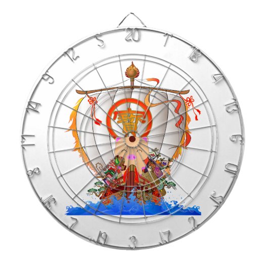 Schatzschiff Dartscheibe (vorne)