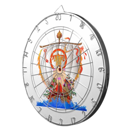 Schatzschiff Dartscheibe (Vorderseite rechts)