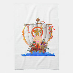 Schatzschiff Geschirrtuch