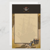 Schatzsuche-Briefpapier Briefpapier (Vorne/Hinten)