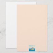 Schatzsuche Eule Briefpapier (Vorne/Hinten)