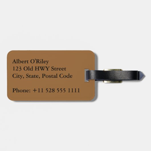 Schatzsuche Gepäckanhänger (Rückseite horizontal)