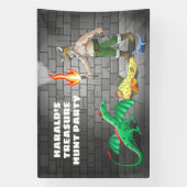 Schatzsuche-Party Geburtstag Banner (Vertikal)