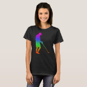 Schatzsuche Schatten in Regenbogenfarbe T-Shirt (Vorne ganz)