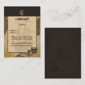 Schatzsuche - Skull - Visitenkarte (Vorne/Hinten)