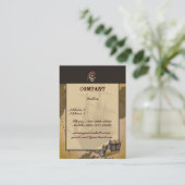 Schatzsuche - Skull - Visitenkarte (Stehend Vorderseite)