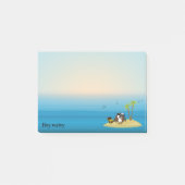 Schatzsucheeule Posten-Es-Anmerkungen Auflage Post-it Klebezettel (Vorderseite)