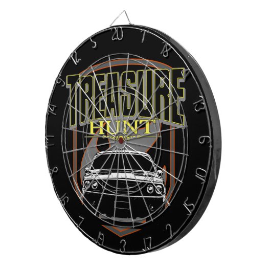 Schatzsuchen Dartscheibe (Vorderseite rechts)