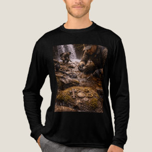 Schatzsucher-Grafiker für Detektoristen Tri-Blend Shirt