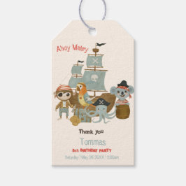 Schatzsucher Pirate Birthday Geschenkanhänger