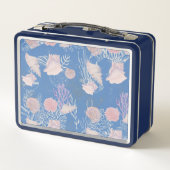 Schatzsucher Pirate Birthday Metal Lunch Box (Rückseite)