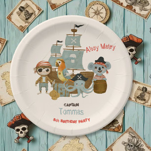 Schatzsucher Pirate Birthday Pappteller