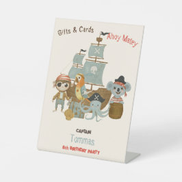 Schatzsucher Pirate Geburtstagsgeschenk Sockelschild