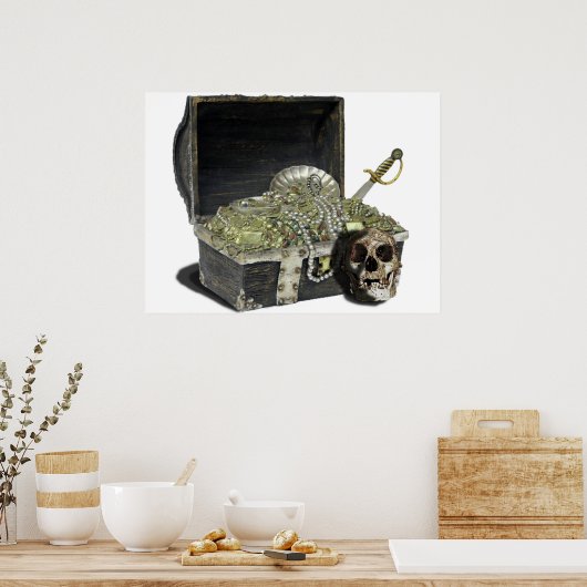 Schatztruhe 1 poster (Küche)