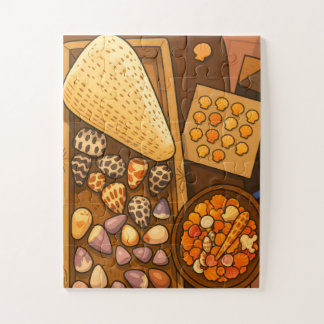 Schatztruhe auf dem Tisch Puzzle