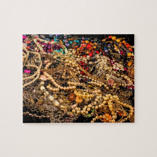 Schatztruhe des Schmucks Puzzlespiel mit 110 Puzzle (Horizontal)