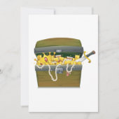 Schatztruhe Einladung (Vorderseite)