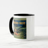 Schatztruhe (Feldversion) Orange Label Tasse (Vorderseite Links)