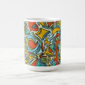 Schatztruhe - Fette Farbige Wasserfarbenkunst Kaffeetasse (Mittel)