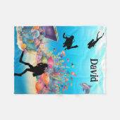 Schatztruhe gefunden Fleece Blanket (Vorderseite (Horizontal))