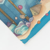 Schatztruhe gefunden Fleece Blanket (Ecke)