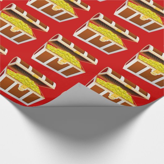 Schatztruhe Geschenkpapier (Ecke)