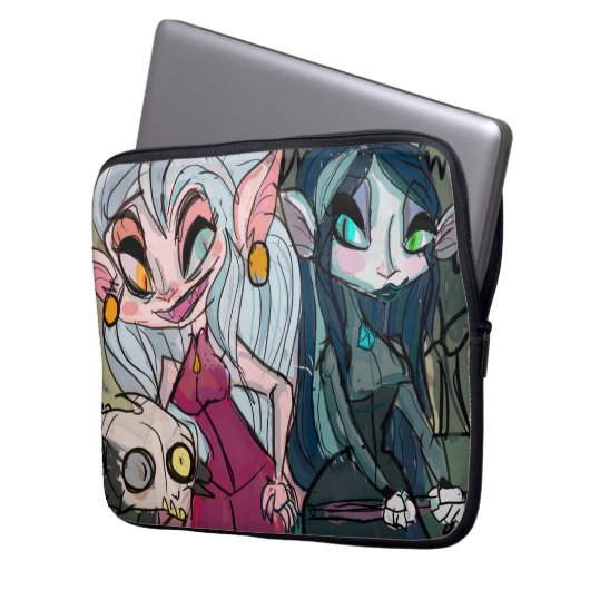 Schatztruhe Laptopschutzhülle (Vorderseite Links)