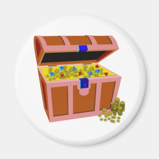 Schatztruhe Magnet (Vorne)