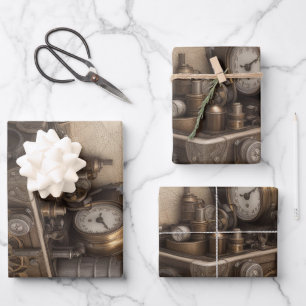 Schatztruhe mit Gängen Geschenkpapier Set