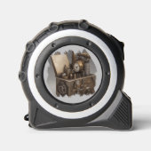 Schatztruhe mit Gängen Maßband (Vorderseite)