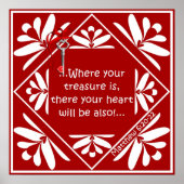 Schatztruhe Poster (Vorne)