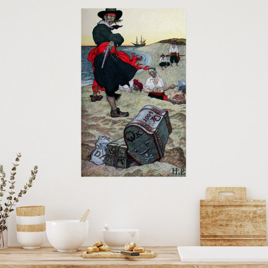 Schatztruhe Poster (Küche)