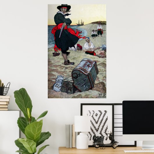 Schatztruhe Poster (Heimbüro)