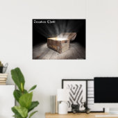 Schatztruhe Poster (Heimbüro)