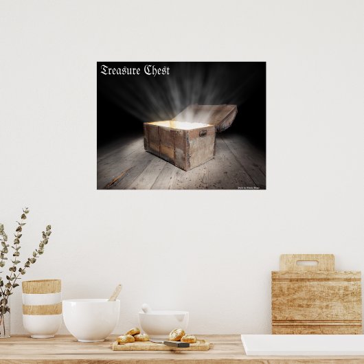 Schatztruhe Poster (Küche)