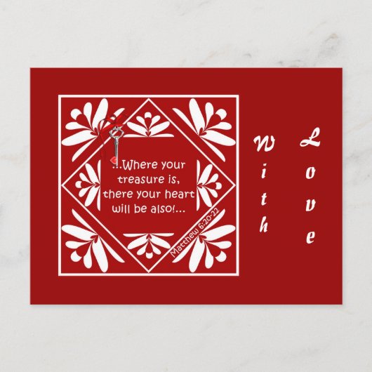 Schatztruhe! Postkarte (Vorderseite)