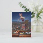 Schatztruhe Postkarte (Stehend Vorderseite)