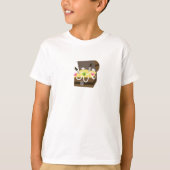 Schatztruhe-- rosa u. grüne Juwelen T-Shirt (Vorderseite)