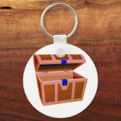 Schatztruhe Schlüsselanhänger (Vorderseite)