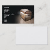 Schatztruhe Visitenkarte (Vorne/Hinten)