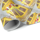 Schatztruhekuchen Geschenkpapier (Rolleneckpunkt)